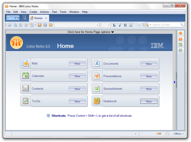 free lotus notes client